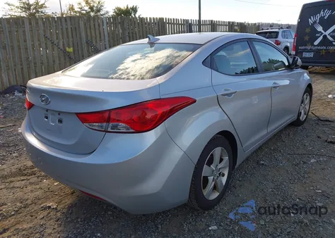2013 Hyundai Elantra Gls from USA, damaged, VIN 5NPDH4AE8DH245410
